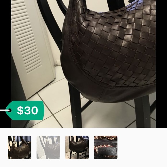 Anne klien soft plush leather handbag - Picture 1 of 2